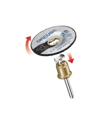 DREMEL EZ SPEEDCLIC DISCO ABRASIVO (SC541) BLISTER DA 2 PZ.