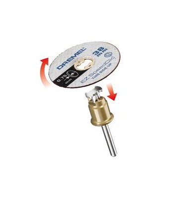 DREMEL EZ SPEEDCLIC: INCLUDE 5 DISCHI DA TAGLIO SOTTILI. (SC409) BLISTER DA 5 PZ.