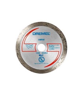 DREMEL DSM20 DISCO DIAMANTATO PER TAGLIO DI PIASTRELLE (DSM540)