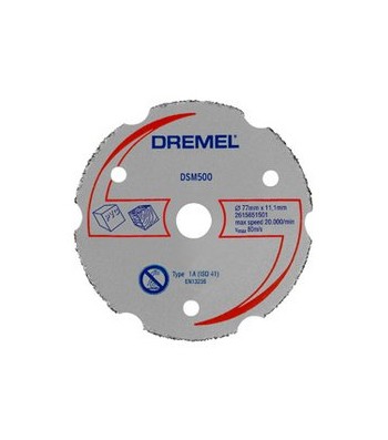 DREMEL DSM20 DISCO DA TAGLIO MULTIUSO IN CARBONIO (DSM500)