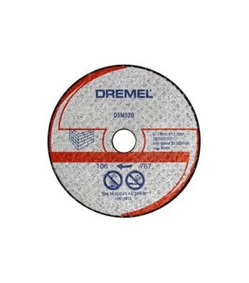 DREMEL DSM20 DISCO DA TAGLIO PER MURATURA (DSM520) BLISTER DA 2 PZ.