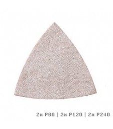 CARTA ABRASIVA DREMEL MULTI-MAX PER VERNICE (P80, P120 E P240) (MM70P) BLISTER DA 6 PZ.