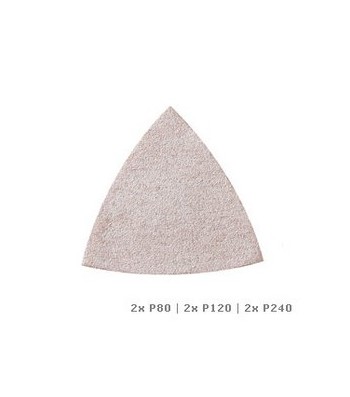 CARTA ABRASIVA DREMEL MULTI-MAX PER VERNICE (P80, P120 E P240) (MM70P) BLISTER DA 6 PZ.
